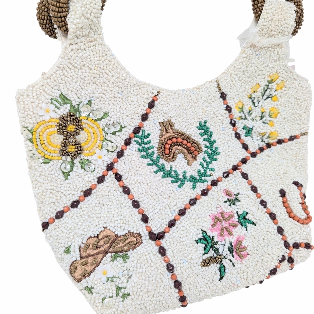 Viral TikTok Western Beaded Bag NWT Tjmaxx Country Horse - Picture 2 of 5